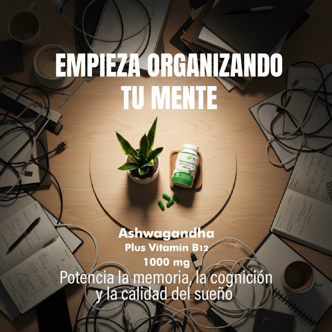 ASHAWAGANDA + B12 X 90 CAPSULAS
