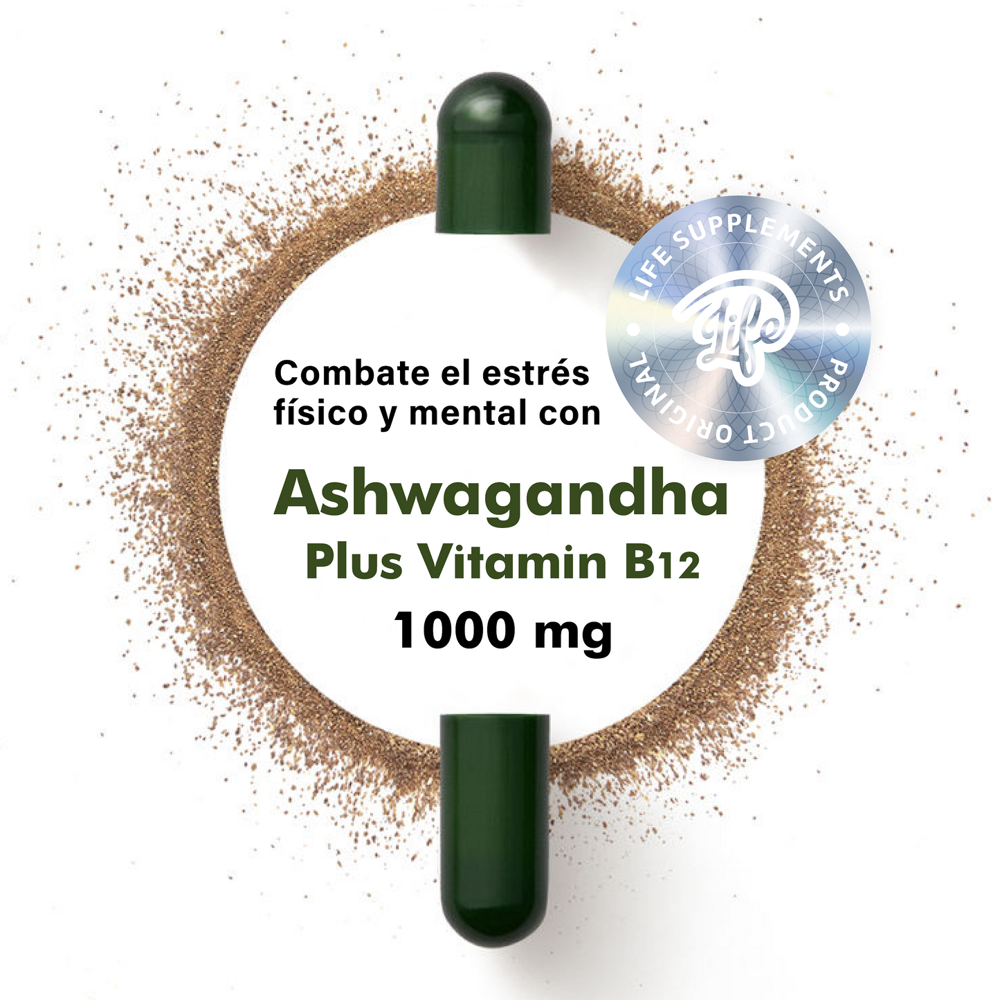 ASHAWAGANDA + B12 X 90 CAPSULAS