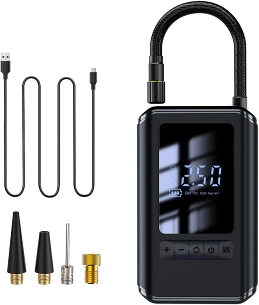 BOMBA DE AIRE PORTATIL RECARGABLE