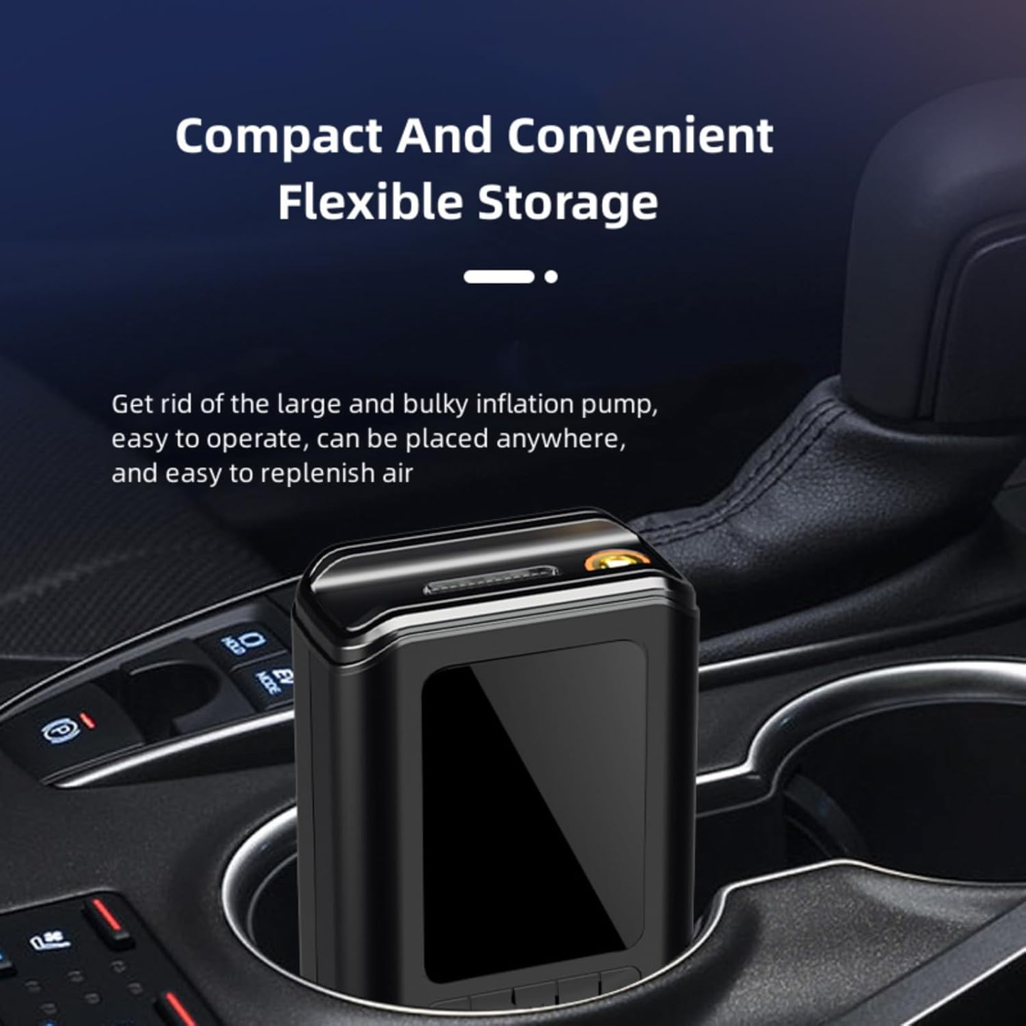 BOMBA DE AIRE PORTATIL RECARGABLE