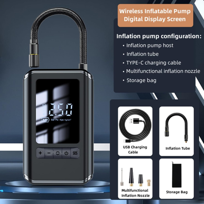BOMBA DE AIRE PORTATIL RECARGABLE